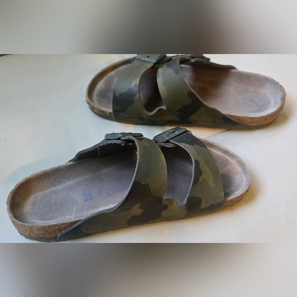 Birkenstock Sandals ArizonaDesert Soil Camo Green Mens Size 9-9.5 (42) - Picture 7 of 9